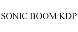 SONIC BOOM KDP trademark