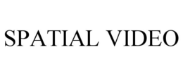 SPATIAL VIDEO trademark