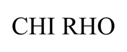 CHI RHO trademark