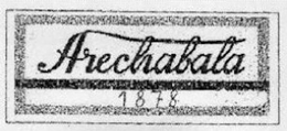 ARECHABALA 1878 trademark