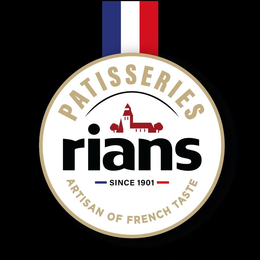 PATISSERIES RIANS - SINCE 1901 - ARTISAN OF FRENCH TASTE trademark