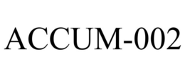 ACCUM-002 trademark