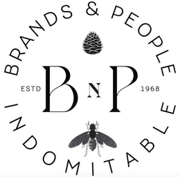BNP BRANDS & PEOPLE INDOMITABLE ESTD 1968 trademark