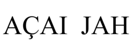 AÇAI  JAH trademark