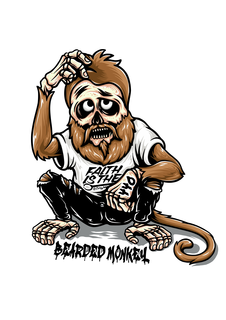 BEARDED MONKEY FAITH IS THE @COREY W 440 trademark