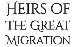 HEIRS OF THE GREAT MIGRATION trademark