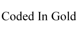CODED IN GOLD trademark