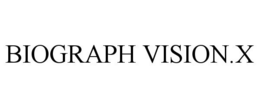 BIOGRAPH VISION.X trademark