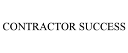 CONTRACTOR SUCCESS trademark