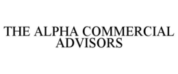 THE ALPHA COMMERCIAL ADVISORS trademark