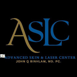 ASLC ADVANCED SKIN & LASER CENTER JOHN Q BINHLAM, MD. PC. trademark