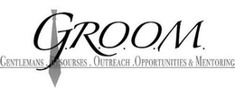 G.R.O.O.M. GENTLEMANS. RESOURCES. OUTREACH. OPPORTUNITIES & MENTORING trademark