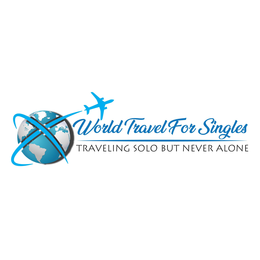 WORLD TRAVEL FOR SINGLES TRAVELING SOLO BUT NEVER ALONE trademark