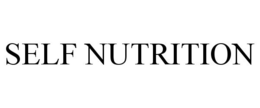 SELF NUTRITION trademark