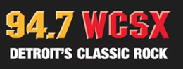 94.7 WCSX DETROIT'S CLASSIC ROCK trademark