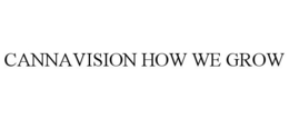 CANNAVISION HOW WE GROW trademark