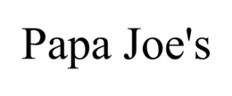 PAPA JOE'S trademark