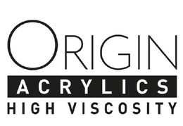 ORIGIN ACRYLICS HIGH VISCOSITY trademark