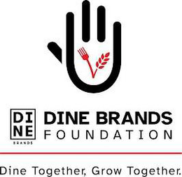 DI NE BRANDS DINE BRANDS DINE BRANDS FOUNDATION DINE TOGETHER, GROW TOGETHER. trademark