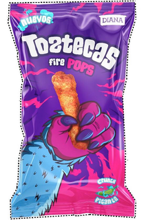 NUEVOS DIANA TOZTECAS FIRE POPS CRUNCH PICANTE trademark
