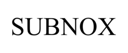 SUBNOX trademark