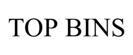 TOP BINS trademark