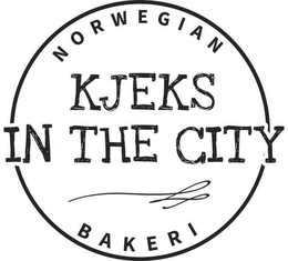 KJEKS IN THE CITY NORWEGIAN BAKERI trademark