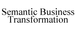 SEMANTIC BUSINESS TRANSFORMATION trademark