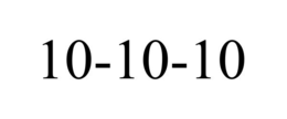 10-10-10 trademark