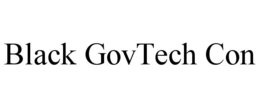 BLACK GOVTECH CON trademark