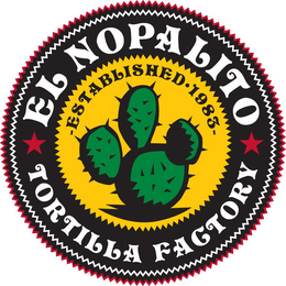 EL NOPALITO TORTILLA FACTORY ESTABLISHED 1983 trademark