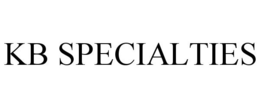 KB SPECIALTIES trademark