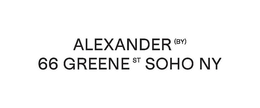 ALEXANDER (BY) 66 GREENE ST SOHO NY trademark
