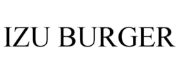 IZU BURGER trademark