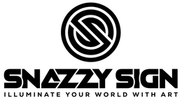 SNAZZY SIGN ILLUMINATE YOUR WORLD WITH ART trademark