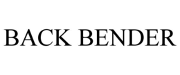 BACK BENDER trademark