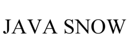JAVA SNOW trademark