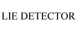 LIE DETECTOR trademark