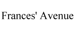 FRANCES' AVENUE trademark