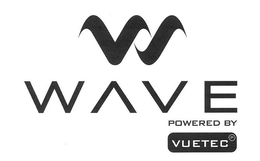 W WAVE POWERED BY VUETEC P trademark
