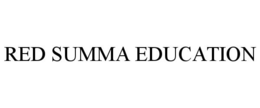 RED SUMMA EDUCATION trademark