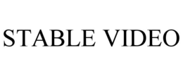 STABLE VIDEO trademark