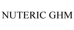NUTERIC GHM trademark