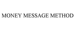 MONEY MESSAGE METHOD trademark