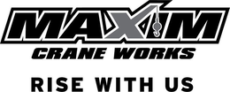 MAXIM CRANE WORKS RISE WITH US trademark