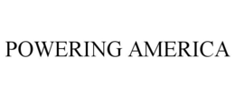POWERING AMERICA trademark