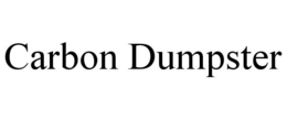 CARBON DUMPSTER trademark