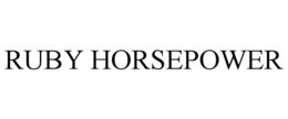 RUBY HORSEPOWER trademark