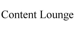 CONTENT LOUNGE trademark