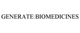 GENERATE:BIOMEDICINES trademark